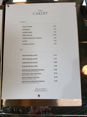 Menu photo 2 The Cakery Cafe San Diego, CA Menu photo 2 The Cakery Cafe San Diego, CA