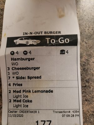 Menu photo 5 In-N-Out Burger Canoga Park, CA