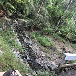 Trolley Trail - Creek off the side of the trail