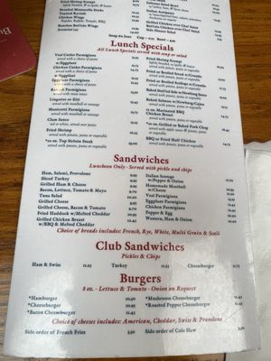 Menu photo 1 Greg's Restaurant Watertown, MA