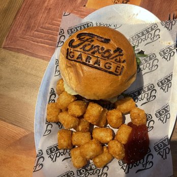 Ford's Garage Plano - American Standard burger and tater tots - Burgers Near Me - Plano, Texas Ford's Garage Plano - American Standard burger and tater tots - Burgers Near Me - Plano, Texas