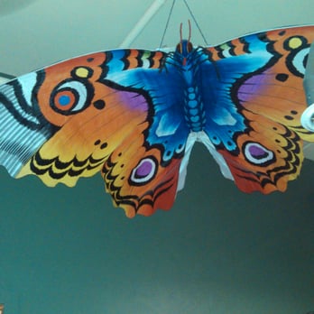 Loula's Cafe - Wonderful butterfly on the ceiling. - Breakfast & Brunch Near Me - Whitefish, Montana Loula's Cafe - Wonderful butterfly on the ceiling. - Breakfast & Brunch Near Me - Whitefish, Montana