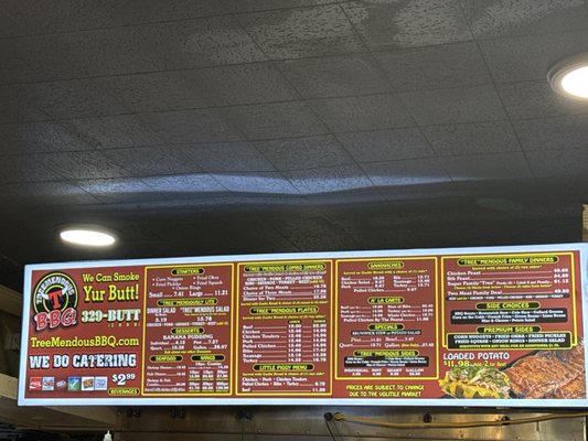 Menu photo 1 Treemendous BBQ Jacksonville, FL Menu photo 1 Treemendous BBQ Jacksonville, FL