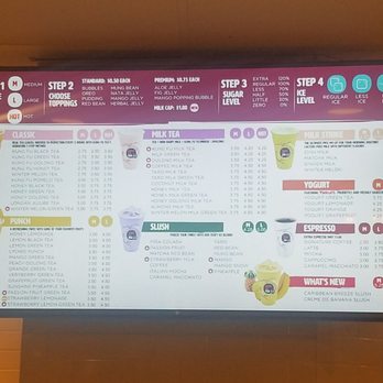 Kung Fu Tea - Menu - Bubble Tea Near Me - Silver Spring, Maryland