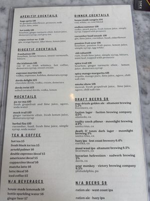 Menu photo 1 Aliment San Francisco, CA Menu photo 1 Aliment San Francisco, CA
