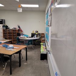 Legacy Preparatory Charter Academy - Plano - Disgusting floor, cluttered room