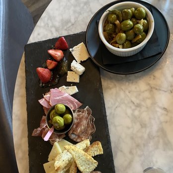 Varley - Charcuterie board and olives - Cocktail Bars Near Me - Salt Lake City, Utah