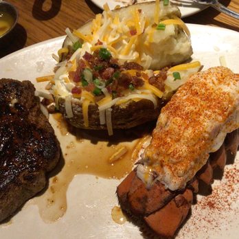 Outback Steakhouse - Steak & Tail special, loaded baked potato - Steakhouses Near Me - Bethlehem, Pennsylvania Outback Steakhouse - Steak & Tail special, loaded baked potato - Steakhouses Near Me - Bethlehem, Pennsylvania