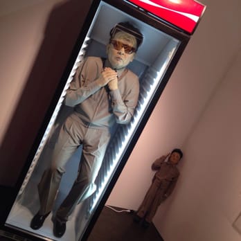 LA Art Show - We found Kim Jong Il hiding in the coke fridge! - Art Galleries Near Me - Los Angeles, California