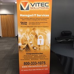 Vitec Solutions - Trade show signage