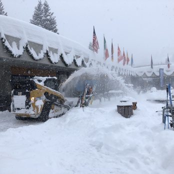 Snowbird - When you get feet at a time, you have to clear a pathway somehow! - Ski Resorts Near Me - Snowbird, Utah