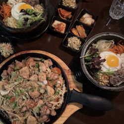 KimGalbi - Chicken teriyaki & bibimbap hotpot