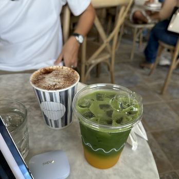 maman - sparkling turmeric ginger & thyme matcha tonic - Breakfast & Brunch Near Me - Aventura, Florida maman - sparkling turmeric ginger & thyme matcha tonic - Breakfast & Brunch Near Me - Aventura, Florida