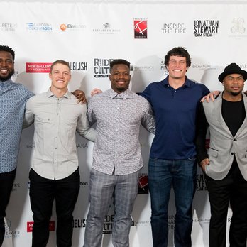 Heritage Signs & Displays - Step and Repeat with Luke Kuechly - Printing Services Near Me - Charlotte, North Carolina Heritage Signs & Displays - Step and Repeat with Luke Kuechly - Printing Services Near Me - Charlotte, North Carolina