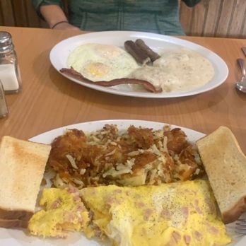 Anne's Cafe on the Park - Ham and cheese omelette, and a half biscuit gravy combo. - Breakfast & Brunch Near Me - Lake Mills, Wisconsin Anne's Cafe on the Park - Ham and cheese omelette, and a half biscuit gravy combo. - Breakfast & Brunch Near Me - Lake Mills, Wisconsin