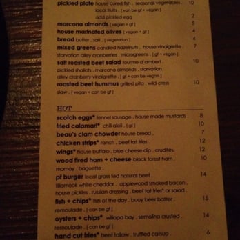 Pickled Fish Restaurant - Late night menu - New American Near Me - Long Beach, Washington