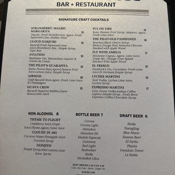 The Pilot House - Some of the drink specials - Bars Near Me - Miami Springs, Florida