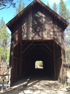 Historic Wawona Covered Bridge by null