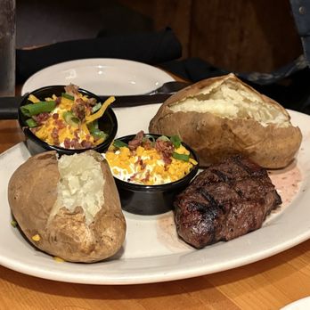 Black Angus Steakhouse - Steak and bake potato (loaded on the side) - Steakhouses Near Me - San Lorenzo, California Black Angus Steakhouse - Steak and bake potato (loaded on the side) - Steakhouses Near Me - San Lorenzo, California