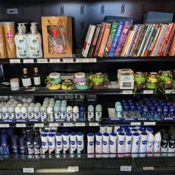Russian books and toiletries