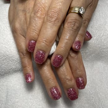 Marvelous Nail Salon - Finished Dip done so quickly - Nail Salons Near Me - Williamsburg, Virginia