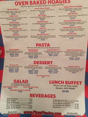 Menu photo 2 Pizza Plus of Claypool Hill Cedar Bluff, VA