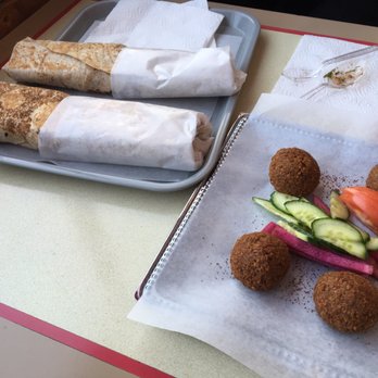 Portuguese Bakery - Two wraps and some falafels - Bakeries Near Me - Ottawa, Ontario