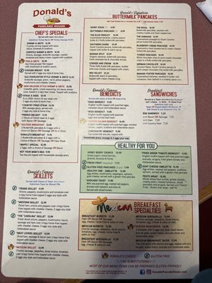 Menu photo 5 Donald's Pancake House Myrtle Beach, SC Menu photo 5 Donald's Pancake House Myrtle Beach, SC