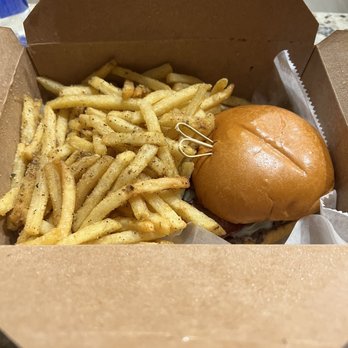 Fat Boy Ricks Burgers - Friday burger w/truffle fries - Burgers Near Me - Miami, Florida Fat Boy Ricks Burgers - Friday burger w/truffle fries - Burgers Near Me - Miami, Florida