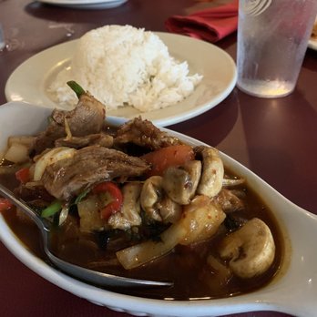 Thai Garden - Prik Phao Duck and rice - Thai Near Me - Duncan, South Carolina