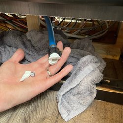 All Seasons RV - Broken line from not being winterize correctly.
