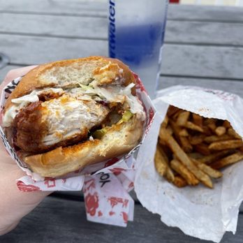 Fry the Coop - Nashville chicken sandwich, seasoned fries - Chicken Shop Near Me - Chicago, Illinois