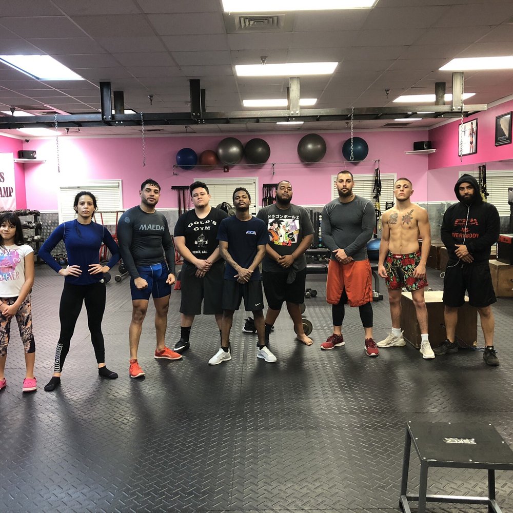 Freestyle Fighting Academy - Weight room after a 12:30 class - Kickboxing Near Me - Miami, Florida