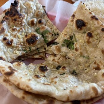 Indian Dhaba - Garlic Naan - Indian Near Me - Cumby, Texas