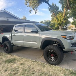 New wheels and tires. New wheels and tires.
