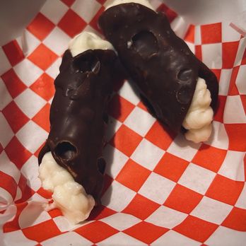Falcone's Pizzeria - Mini Chocolate Cannoli - Italian Near Me - Oklahoma City, Oklahoma Falcone's Pizzeria - Mini Chocolate Cannoli - Italian Near Me - Oklahoma City, Oklahoma