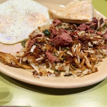 Snooze, an A.M. Eatery - Corned Beef Hash* - Breakfast & Brunch Near Me - Austin, Texas