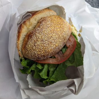 Lefty's Bagels - egg salad bagel sandwich - Bagels Near Me - Chesterfield, Missouri Lefty's Bagels - egg salad bagel sandwich - Bagels Near Me - Chesterfield, Missouri