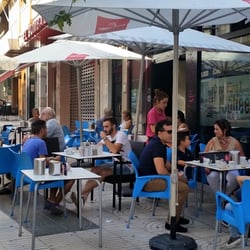 Café Om - Vista de la terraza