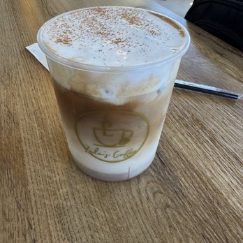 Lala’s Coffee - Iced Banana Cabana with Oatmilk - Coffee & Tea Near Me - Lisle, Illinois Lala’s Coffee - Iced Banana Cabana with Oatmilk - Coffee & Tea Near Me - Lisle, Illinois
