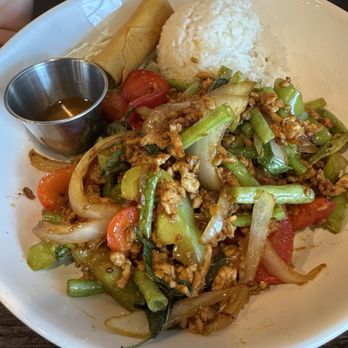 Thai Corner Bistro - Thai basil chicken - Thai Near Me - Edmond, Oklahoma Thai Corner Bistro - Thai basil chicken - Thai Near Me - Edmond, Oklahoma