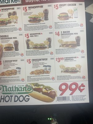 Menu photo 2 Nathan's Famous Wayne, NJ Menu photo 2 Nathan's Famous Wayne, NJ