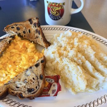 Waffle House - Cheese 'N Eggs combo with raisin bread - American Near Me - Casselberry, Florida Waffle House - Cheese 'N Eggs combo with raisin bread - American Near Me - Casselberry, Florida