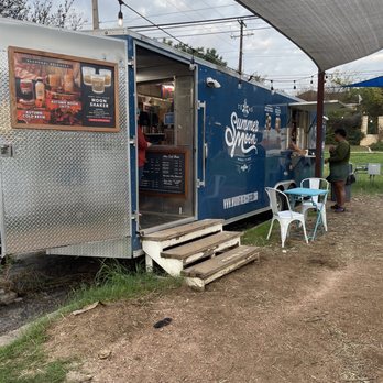 Summer Moon Coffee Trailer - Outside - Coffee & Tea Near Me - Austin, Texas Summer Moon Coffee Trailer - Outside - Coffee & Tea Near Me - Austin, Texas