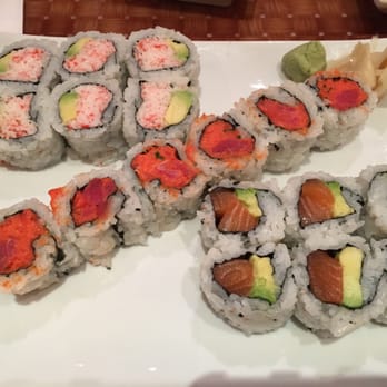 Yiku Sushi - Cali, Spicy Tuna, Salmon Avocado rolls - Sushi Bars Near Me - Gaithersburg, Maryland Yiku Sushi - Cali, Spicy Tuna, Salmon Avocado rolls - Sushi Bars Near Me - Gaithersburg, Maryland
