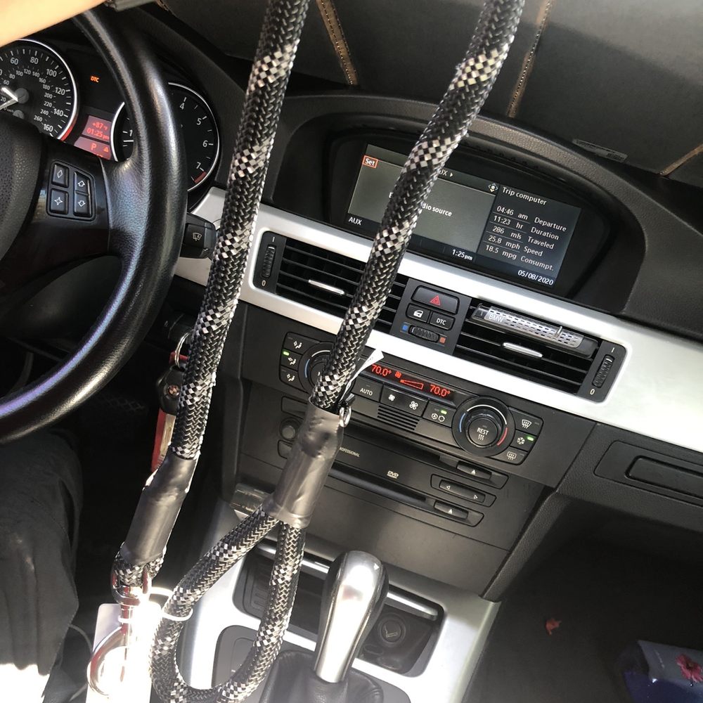 A new leash I've bought for my Labmaraner who's almost 2 years old A new leash I've bought for my Labmaraner who's almost 2 years old