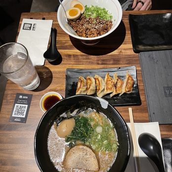 JINYA Ramen Bar - Arlington - JINYA Tonkotsu Original 2010*, Chicken Chashu Bowl*, Pork Gyoza ( 6pcs) - Ramen Near Me - Arlington, Virginia JINYA Ramen Bar - Arlington - JINYA Tonkotsu Original 2010*, Chicken Chashu Bowl*, Pork Gyoza ( 6pcs) - Ramen Near Me - Arlington, Virginia