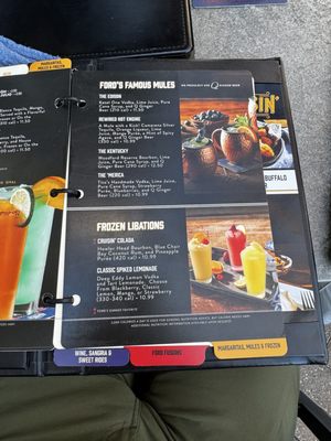Menu photo 3 Ford's Garage Estero Estero, FL