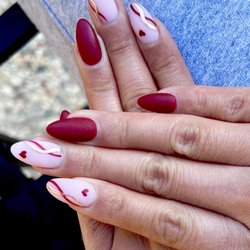M Vincé Nail Spa - Cookie did my Valentines set! She's seriously the best! Very meticulous and executed this perfectly!
