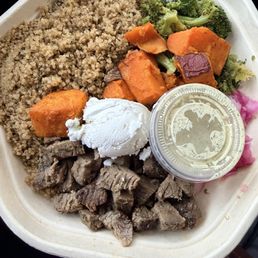 Caramelized Garlic Steak Protein Plate